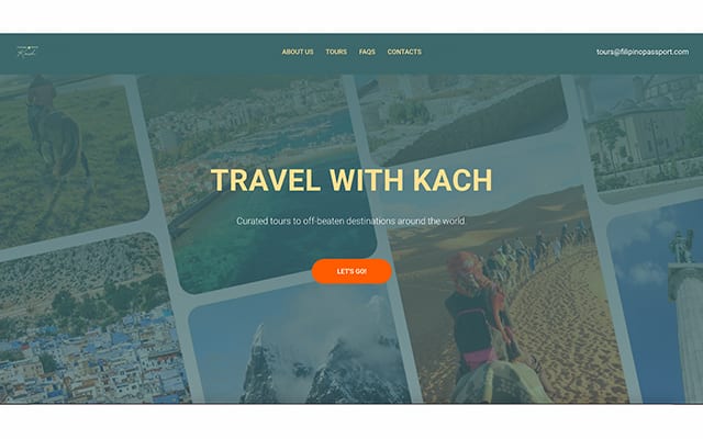 Travel with Kach Website.